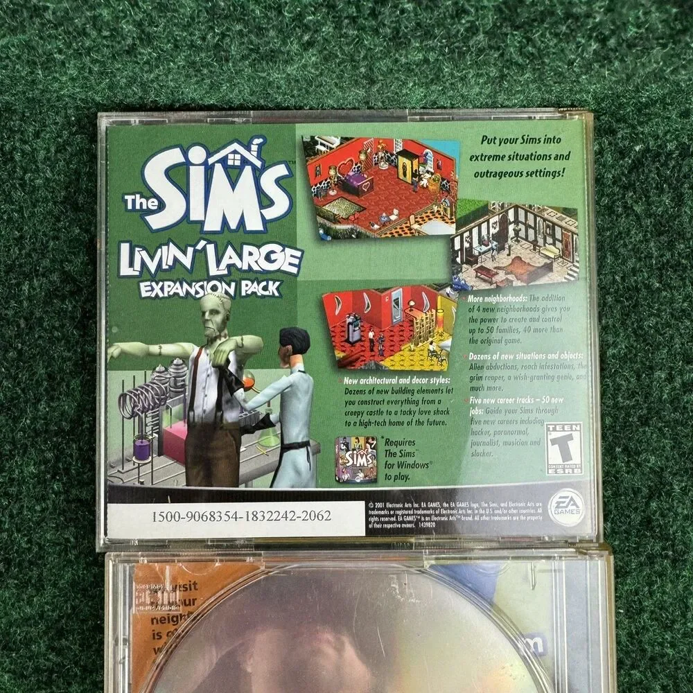 The Sims: Expansion-Pack Lot For PC, Hot Date, Unleashed, Livin’ Large